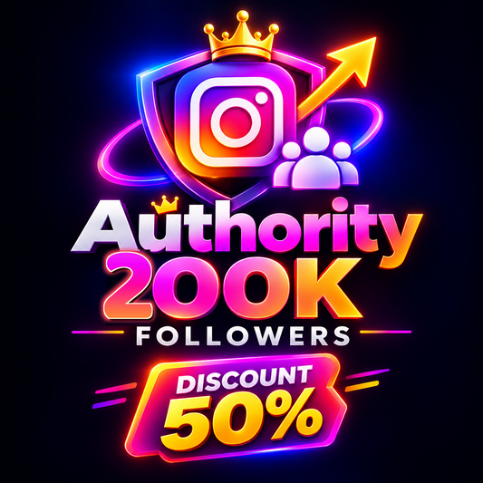 Authority 200k Folowers - Discount 50%